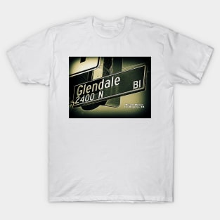 Glendale Boulevard, Los Angeles, California by Mistah Wilson T-Shirt